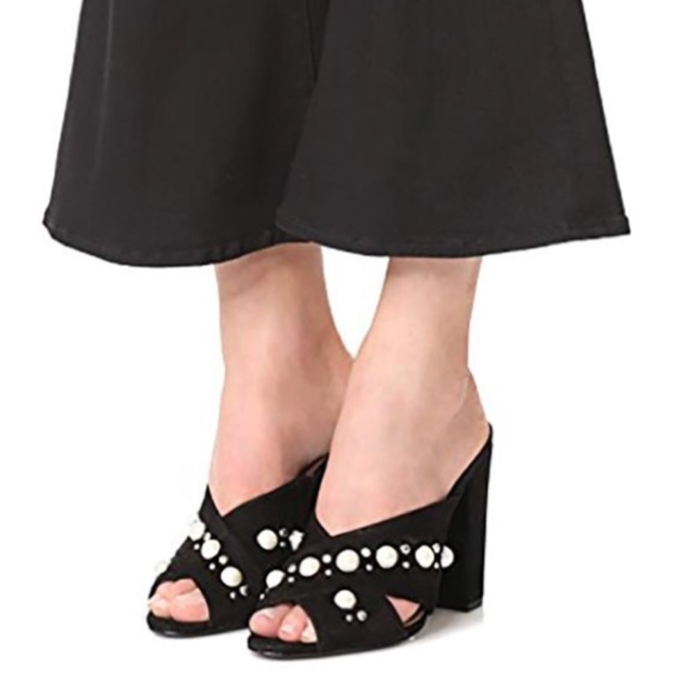 Schutz Fera Pearl Heeled Mule/Slide